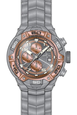 Invicta Speedway 49882 Men's Watch - Quartz Movement - Stainless Steel with Rose Gold Dial - 50 mm