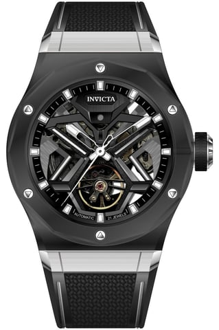 Invicta Celestial 70108 Men's Watch - Automatic Movement - K9 Glass with Black Dial - 45 mm