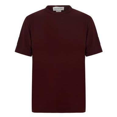 Calvin Klein Mens Badge Crew Neck Regular T-Shirt (Mocha)