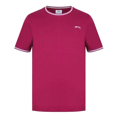 Slazenger Mens Cotton T-Shirt (Berry)
