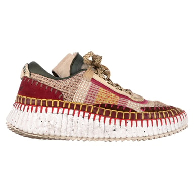 Chloé Nama Mesh Sneakers i Flerfärgad Mocka