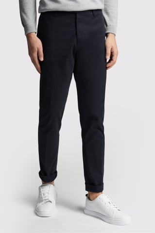 Tailored Suit Trousers in Navy