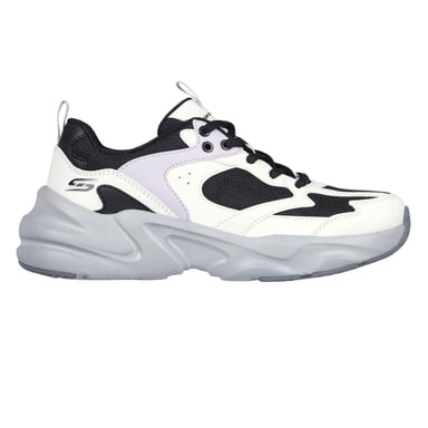 Skechers Womens/Ladies Bobsbamina Trainers (Black/White)