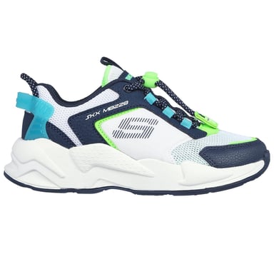 Skechers Childrens/Kids Ultrasurge Slip-on Trainers (White/Navy)