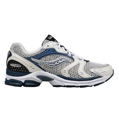 Saucony Womens/Ladies Triumph 4 Running Shoes (White/Navy)