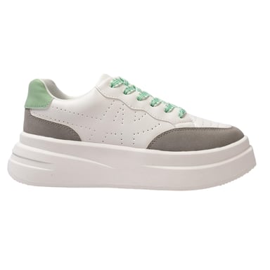 Kappa Womens/Ladies Ari Casual Platform Trainers (White/Grey)