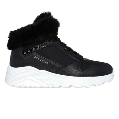 Skechers Childrens/Kids Uno Lite High Top Trainers (Black/Rose Gold)