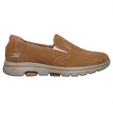Skechers Womens/Ladies Gowalk Suede Trainers (Chestnut)