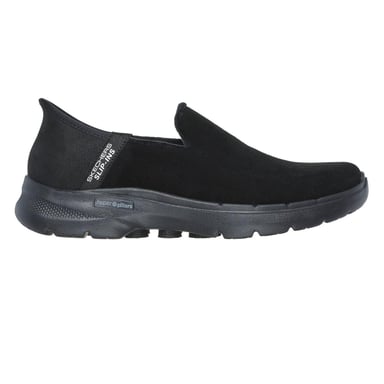 Skechers Mens Gowalk6 Textile Trainers (Black)