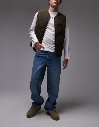 Dickies Garyville regular fit denimjeans i tvättad blå med blekning