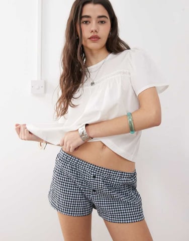 COLLUSION check boxer shorts