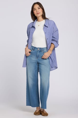 Teresa Wide Leg Ankle Jeans