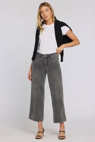 Teresa Wide Leg Ankle Jeans