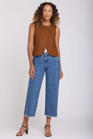 Teresa Wide Leg Ankle Jeans