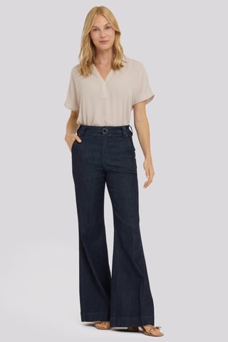Mia Palazzo Jeans With High Rise
