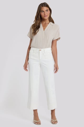 Teresa Wide Leg Ankle Jeans