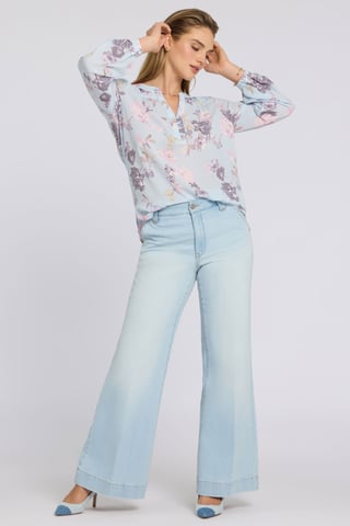 Mia Palazzo Jeans With High Rise