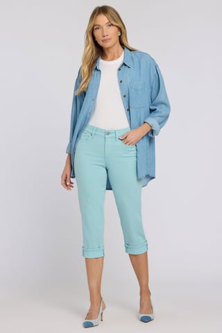 Marilyn Straight Crop Jeans In Cool Embrace® Denim