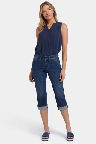 Marilyn Straight Crop Jeans In Cool Embrace® Denim