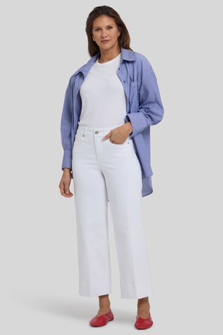 Teresa Wide Leg Ankle Jeans