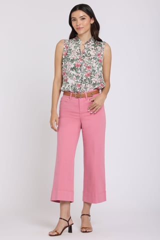 Teresa Wide Leg Ankle Jeans