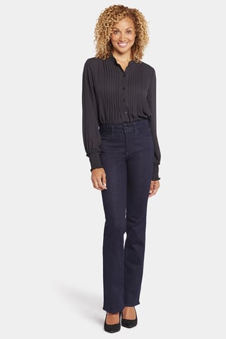 Barbara Bootcut Jeans Dark Blue Premium Denim (Petite)