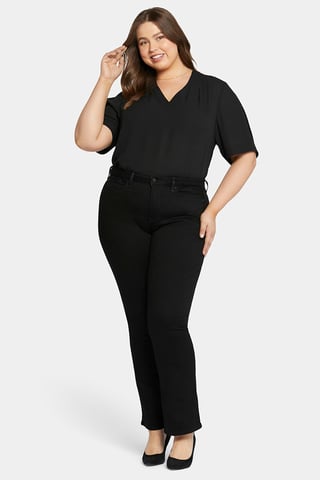 Barbara Bootcut Black Premium Denim (Plus)