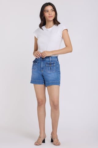 Berkyn Relaxed Denim Shorts With High Rise