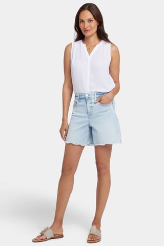 Berkyn Relaxed Denim Shorts With Super High Rise