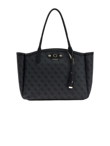 Guess Tote Bag Coal Logo