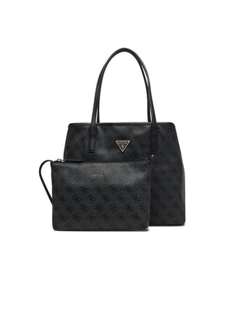 Guess Tote Bag Coal Logo