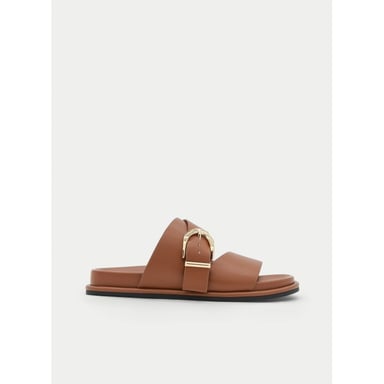 Montevita Flat Sandal Politre Camel