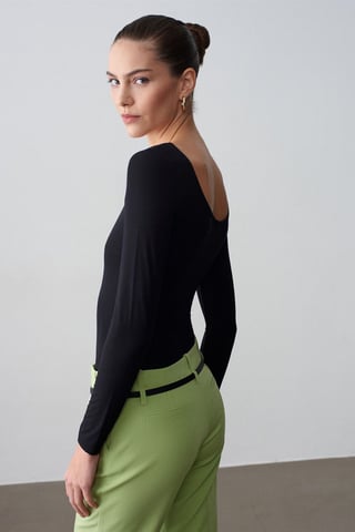 Slim Fit Modal Jersey Bodysuit