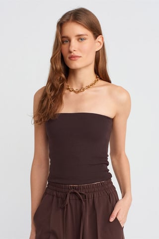 Strapless Bodycon Bandeau Blouse