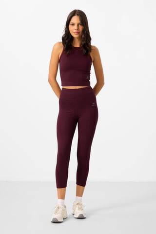 Sleeveless Cotton Blend Active Set
