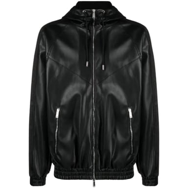 Dsquared2 Contrast Hooded Black Jacket