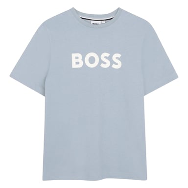 Boss Childrens/Kids Logo T-Shirt (Pale Blue)