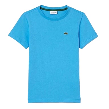 Lacoste Childrens/Kids Basic Embroidered Regular T-Shirt (Blue)