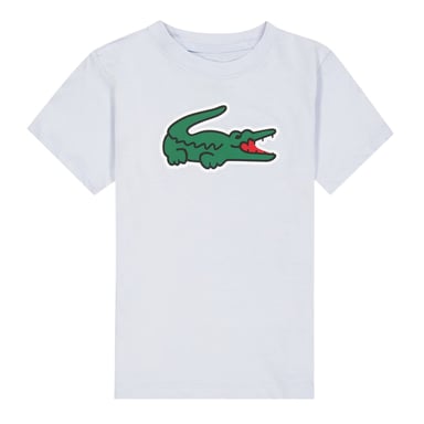 Lacoste Childrens/Kids Big Logo Cotton Blend T-Shirt (White)