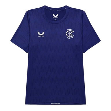Castore Childrens/Kids Rangers FC Crew Neck Regular T-Shirt (Navy)
