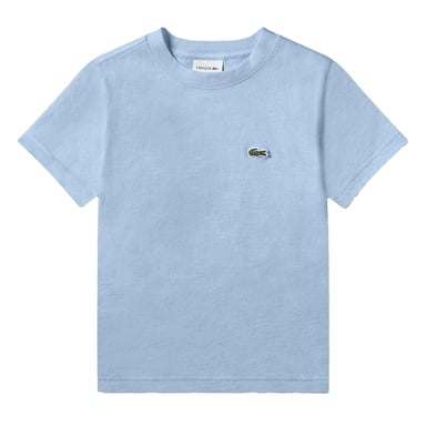 Lacoste Childrens/Kids Basic Embroidered Regular T-Shirt (Light Blue)
