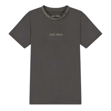 Jack Wills Boys Jacquard T-Shirt (Slate)