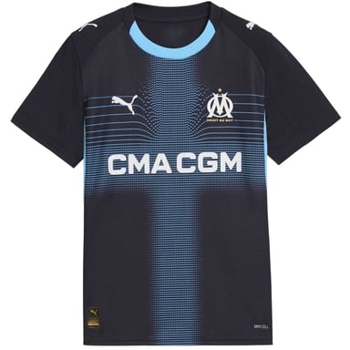 Puma Childrens/Kids 2025/2026 Olympique De Marseille FC Away Shirt (Navy/Blue)