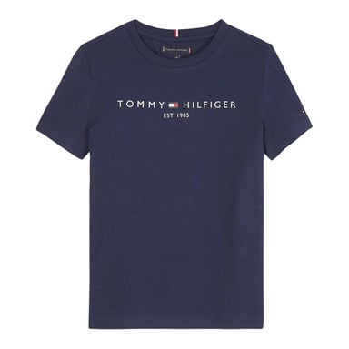 Tommy Hilfiger Childrens/Kids Logo Cotton T-Shirt (Navy)