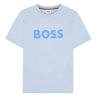 Boss Childrens/Kids Logo T-Shirt (Persian Blue)