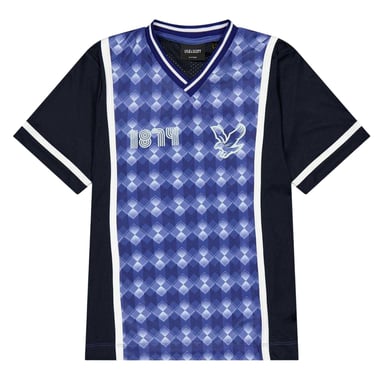 Lyle & Scott Childrens/Kids 1874 Argyle V Neck T-Shirt (Now Blue)