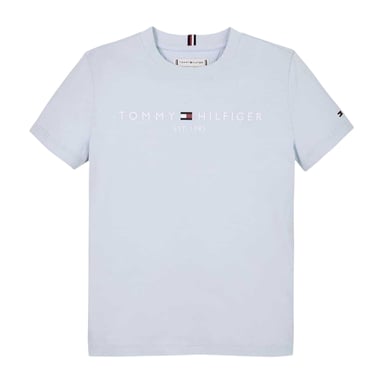 Tommy Hilfiger Childrens/Kids Logo Cotton T-Shirt (Breezy Blue)