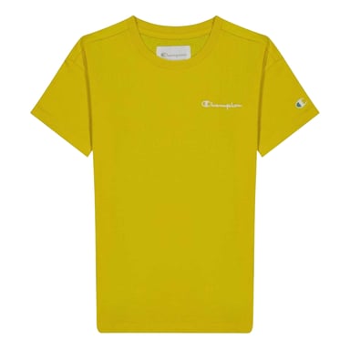 Champion Childrens/Kids Chest Logo Crew Neck T-Shirt (Yellow)