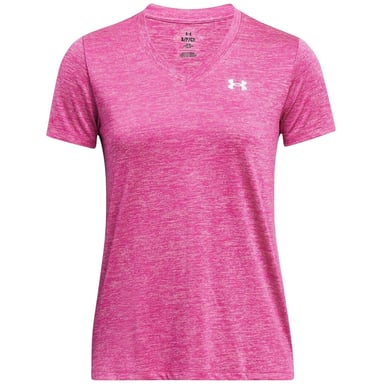 Under Armour Womens/Ladies Twist V Neck Loose Fit T-Shirt (Hot Pink)