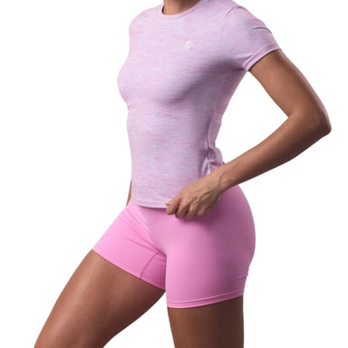 Gym King Womens/Ladies 365 Crew Neck Regular T-Shirt (Pink)